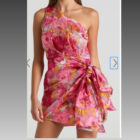 ShowPo Brailey Dress in Pink Floral - Picture 1 of 3